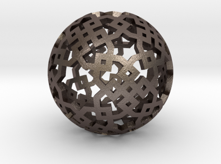 Cubical two-point pattern 3d printed
