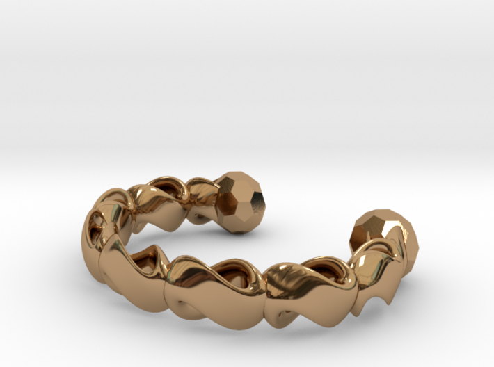 infinity chain bangle 3d printed