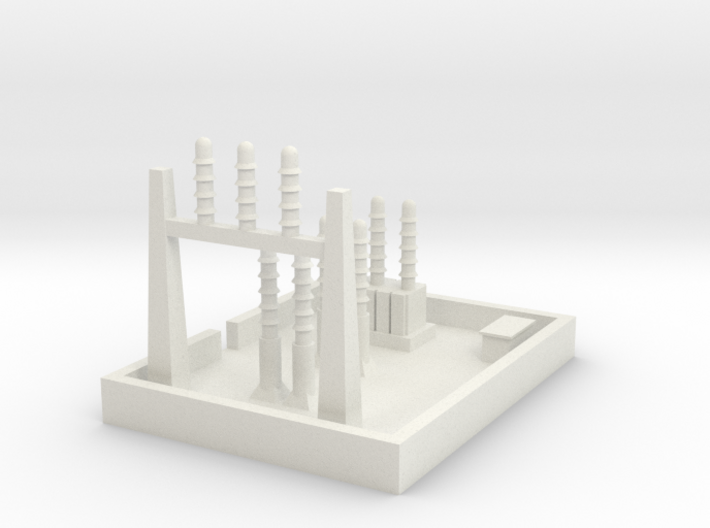 1/700 Small Power Substation 3d printed