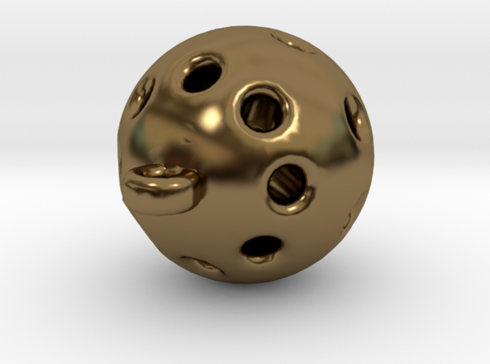 Hole Sphere Pendant 3d printed