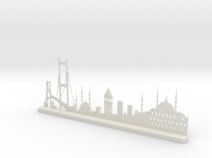 Silhouette Istanbul 3d printed