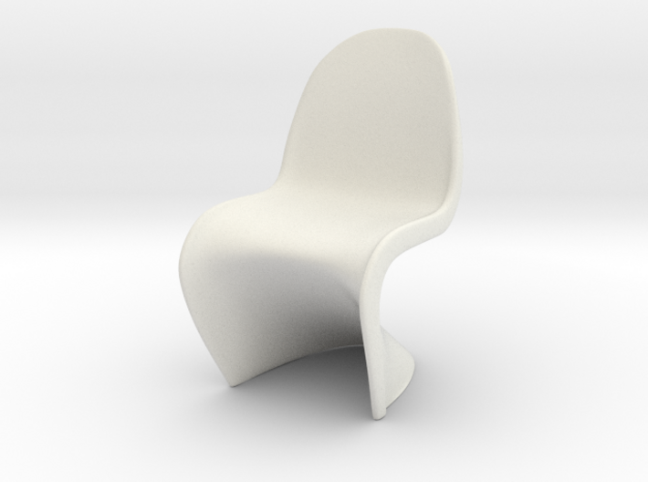 Panton Chair 10.7cm (4.2 inches) Height 3d printed