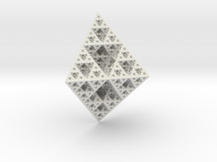 Rhombododecahedron Fractal 3d printed