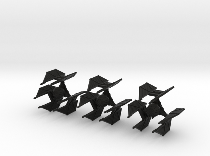 Tigh Defensive Fighter - 1/270 game - 3 Pack 3d printed