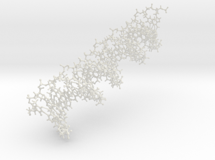DNA Molecule Model Ball &amp; Stick 3d printed