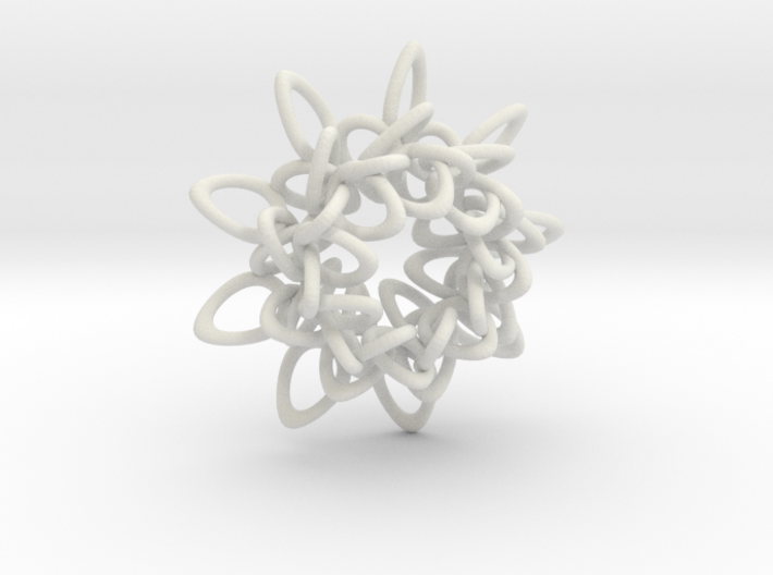 Ring Flower 1 - 4cm 3d printed