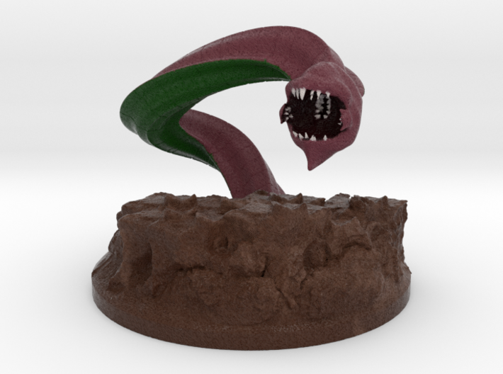 Dungeons and Dragons Purple Worm 3d printed 