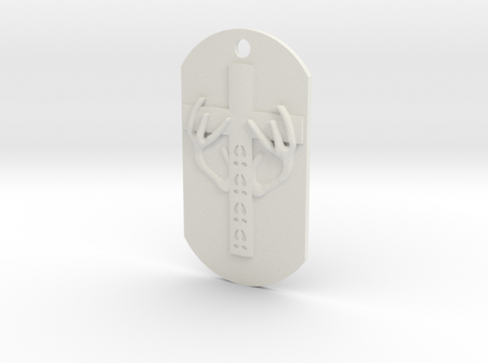 Spirit Of The Deer Dog Tag 3d printed