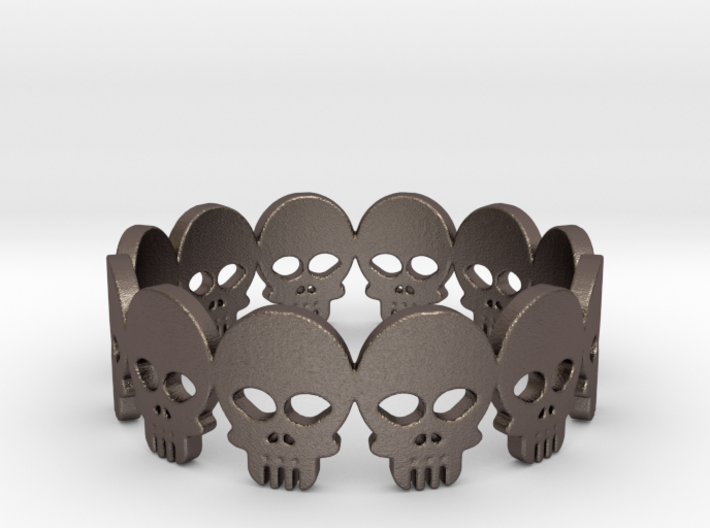 Skull Ring - Size 10 3d printed