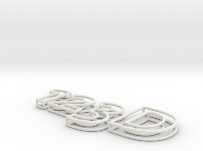 Autodesk 123d Logo 3d printed
