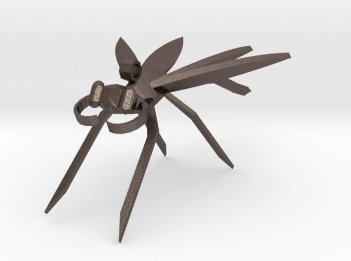 Dragonfly Earring 3d printed