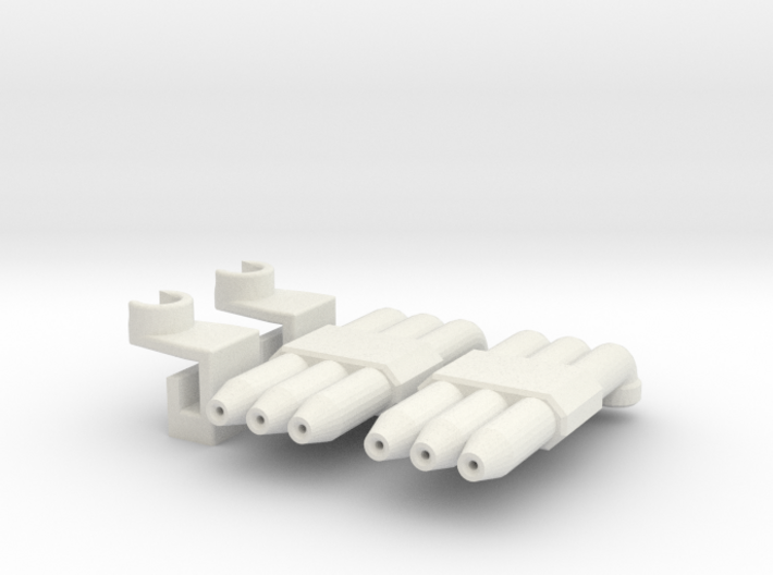 Hot Rod Pipes 3d printed