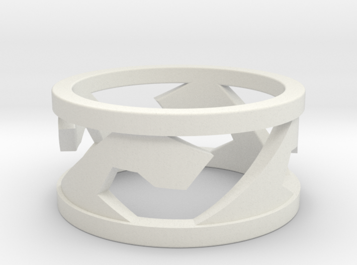 Surf/Wave Ring 3d printed