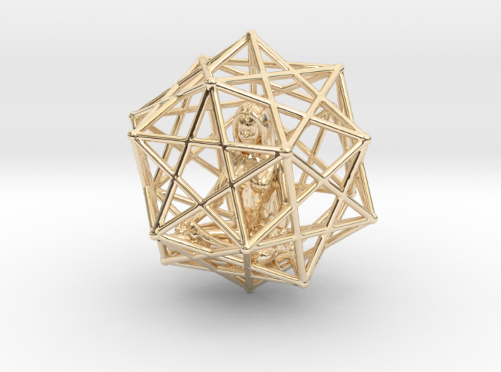 Merkabah Starship Meditation 40mm Dodecahedral 3d printed