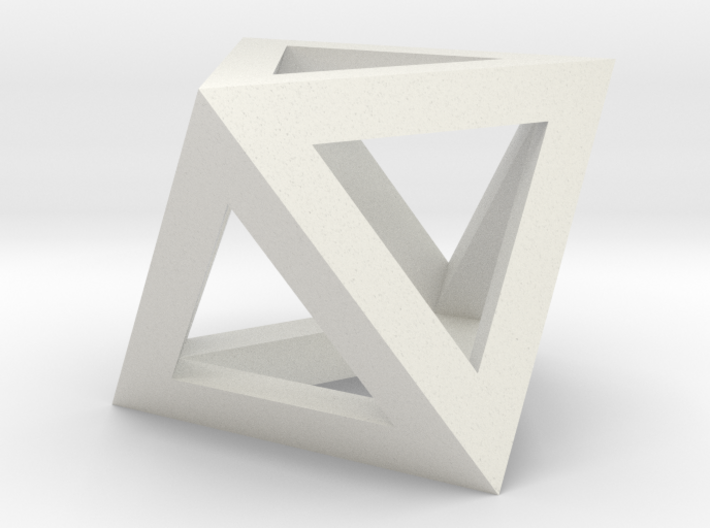 oktaeder kante 3d printed