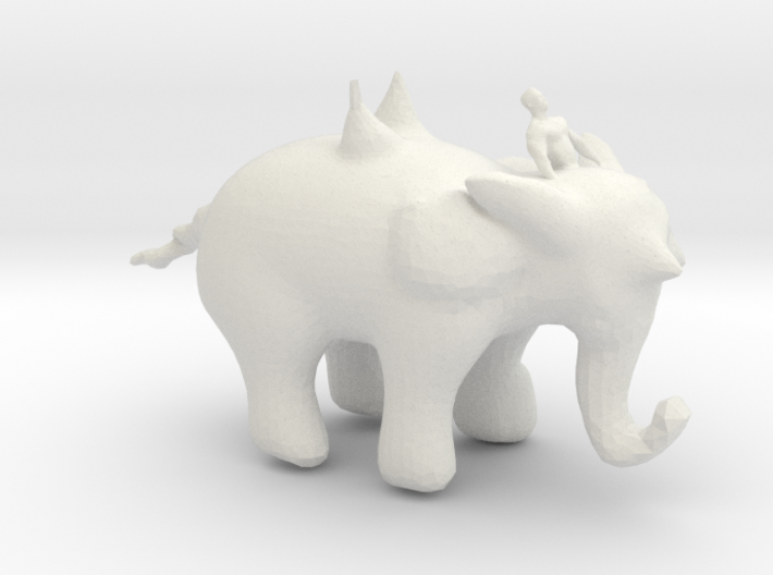 Elephant 3d printed