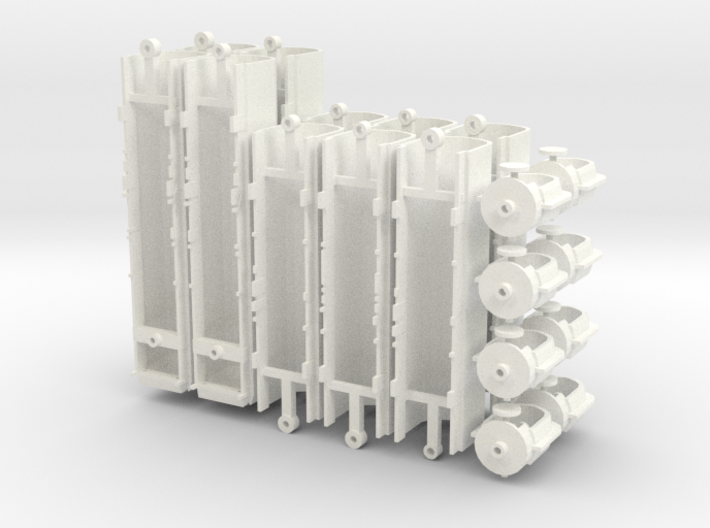 WIA Articulated Car Carrier Shell (N Scale) 3d printed 