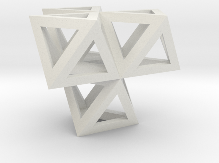 tetraeder mit oktaedern 3d printed