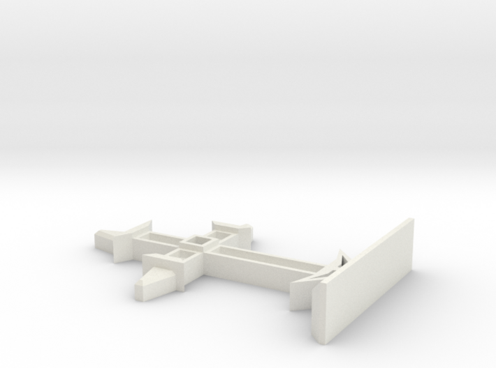 Medieval Cross on Stand Display Piece LARGE 3d printed