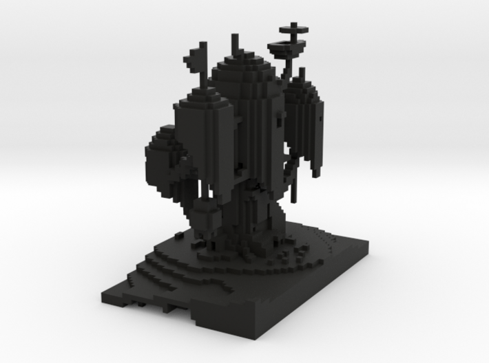 Adventure Time Minecraft Tree House 3d printed