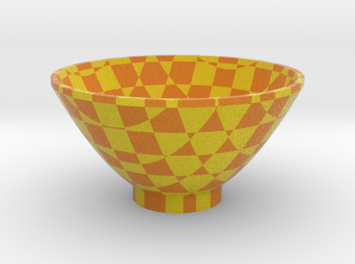 DRAW bowl - cube matrix 3d printed