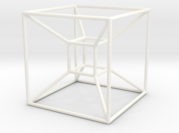 Tesseract (Hypercube) 3d printed 