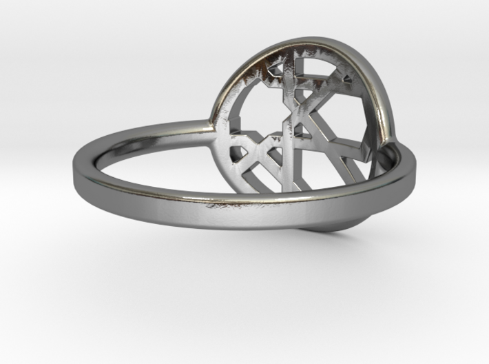 Hibiscus Ring- Multiple Sizes 3d printed