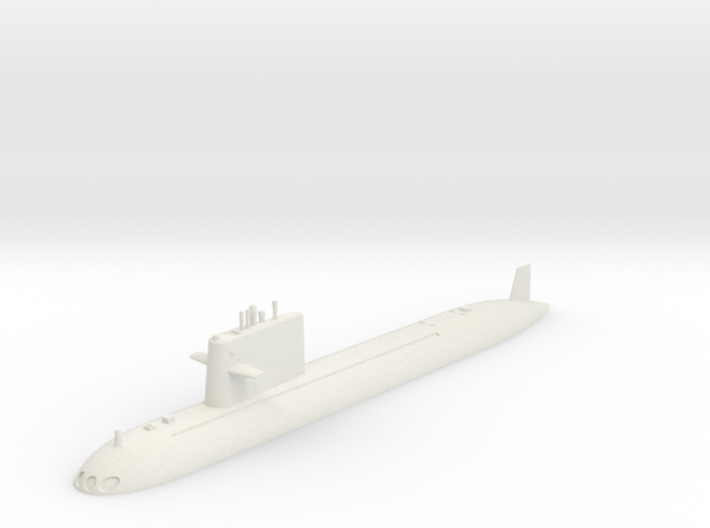 1/700 Type 091 Submarine (Waterline) 3d printed