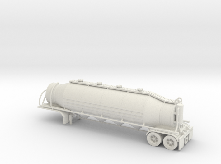 HO 1/87 Dry Bulk Trailer 03 with cyclone 3d printed
