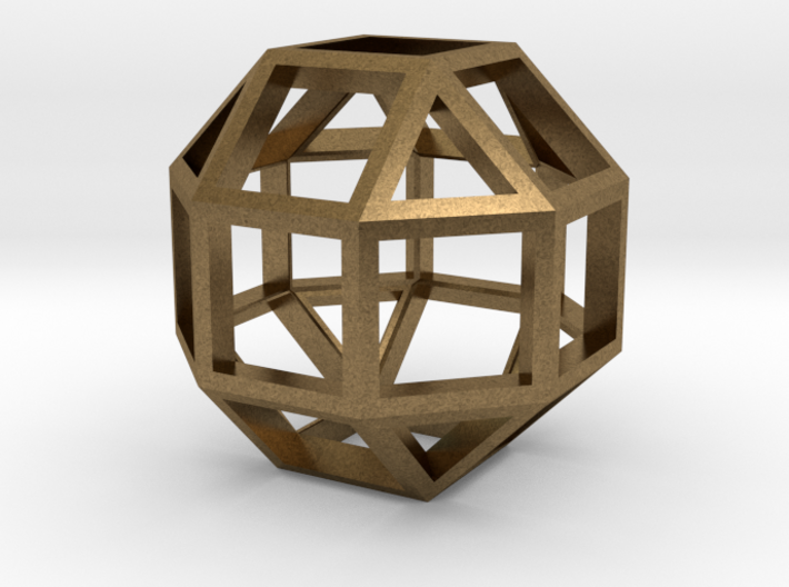 Rhombicuboctahedron 3d printed