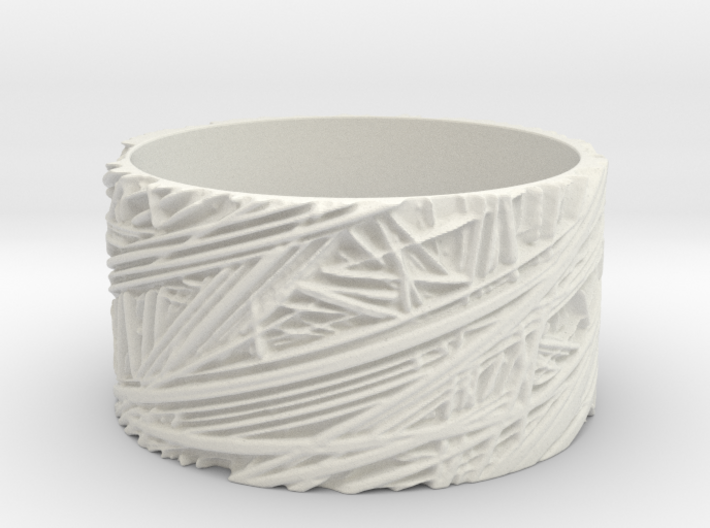 Fibres Ring Size 11 3d printed