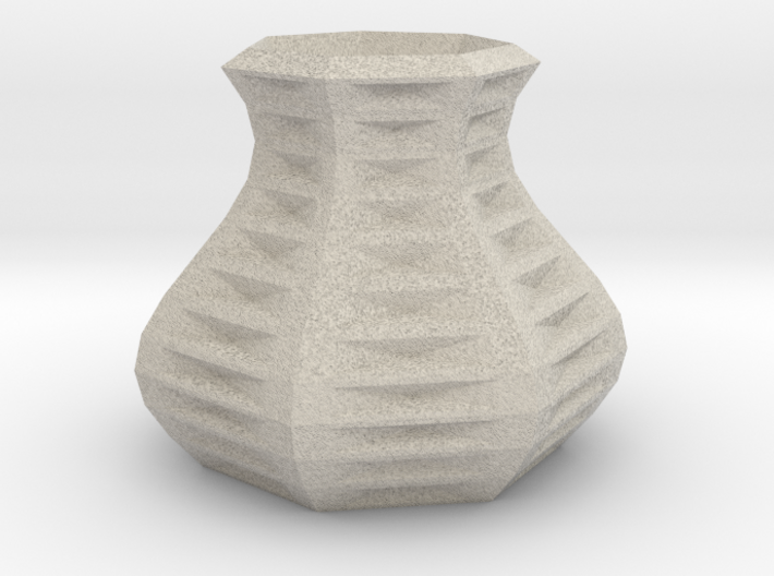 Squat Vase 3d printed