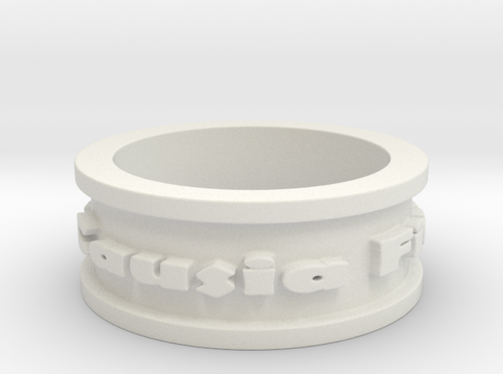 Omnia Causa Fiunt Ring Size 9.25 3d printed