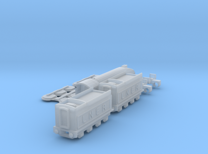 T-gauge LNER A4 Pacific - Uses Eishindo Wheels 3d printed