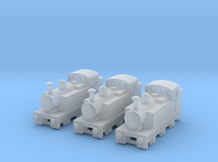 T-gauge Jinty Tank Engines - Uses Eishindo Wheels 3d printed