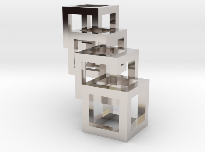 interlocked cubes 3d printed