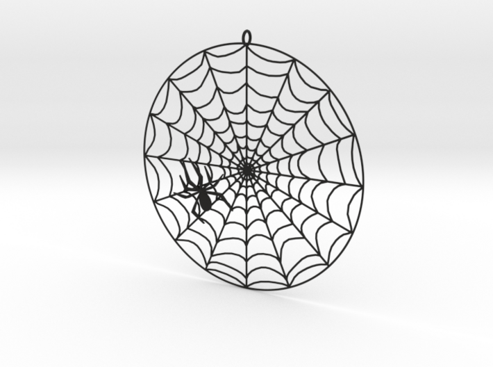 Spiderweb Window Hang 3d printed