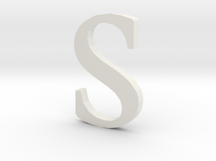 S (letters series) 3d printed