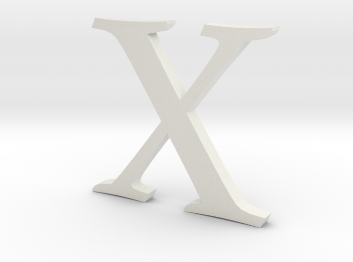 X (letters series) 3d printed
