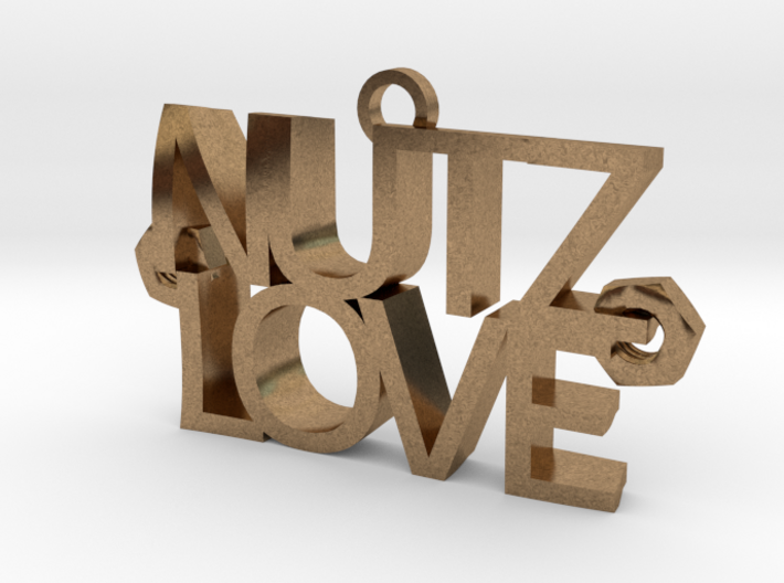 Nutz Love Letters 3d printed