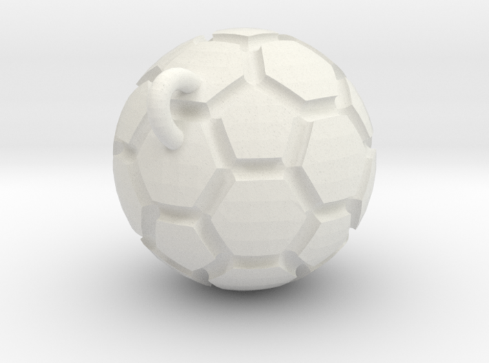 Pendant(Soccer Ball) 3d printed