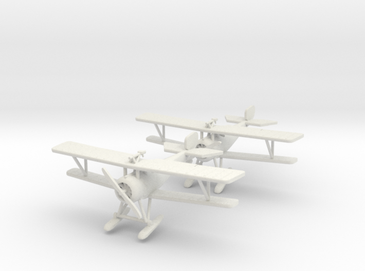 Nieuport 17bis &quot;Skis&quot; 1:144th Scale 3d printed