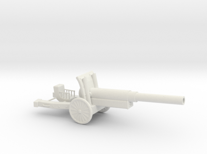 WW2 Cannon (Small size) 3d printed