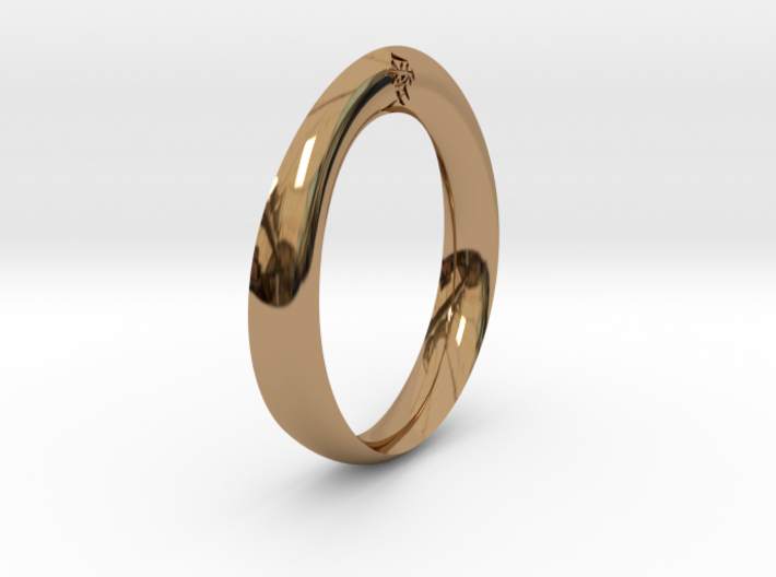 Moebius Love Ring 3d printed