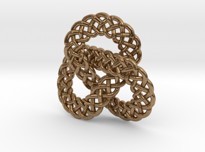 Celtic Knot Trefoil Pendant 3d printed