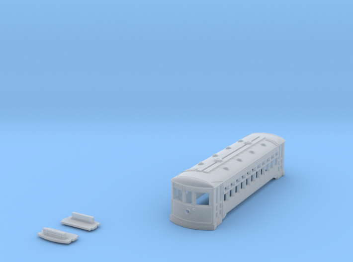 N Scale 2 Truck BIRNEY Shell 3d printed