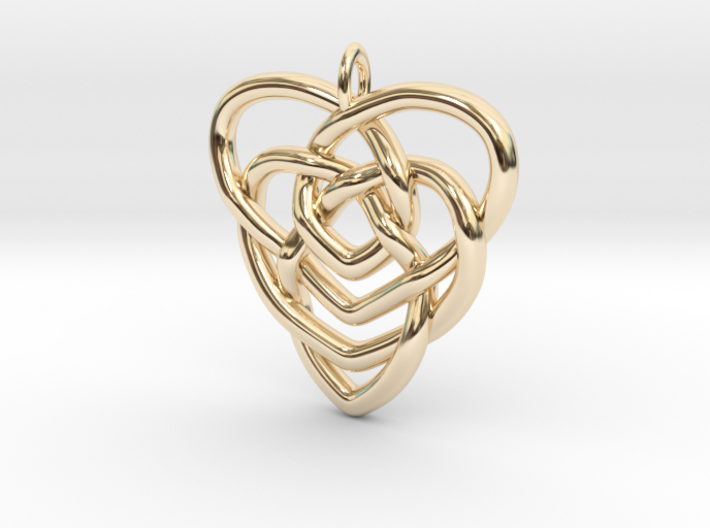 Mother's Knot Pendant 3d printed