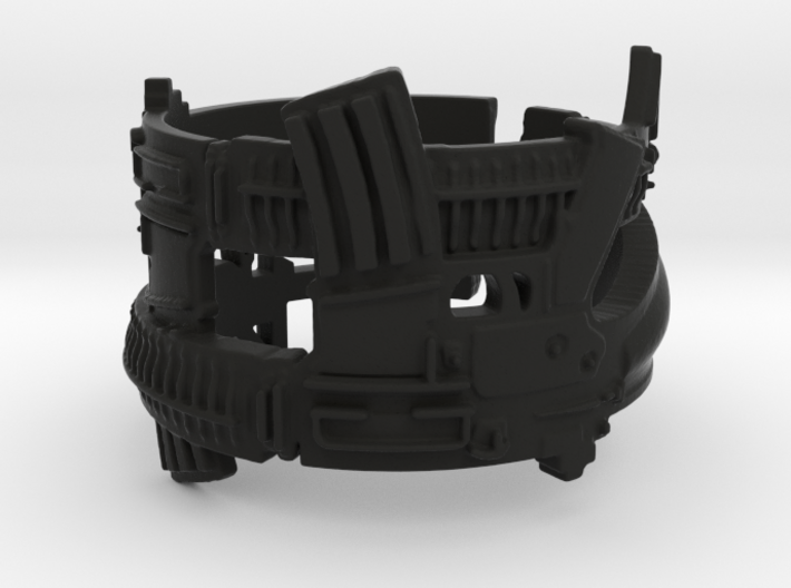 Dual AR-15s Ring #1 Ring Size 7.5 3d printed