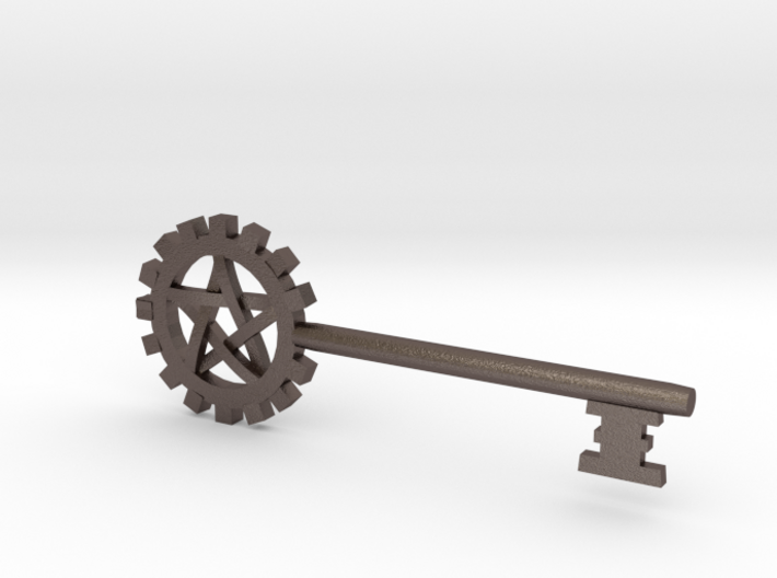 Pentacle Gear Key 3d printed