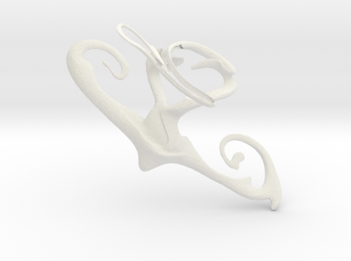abstract horns 3d printed
